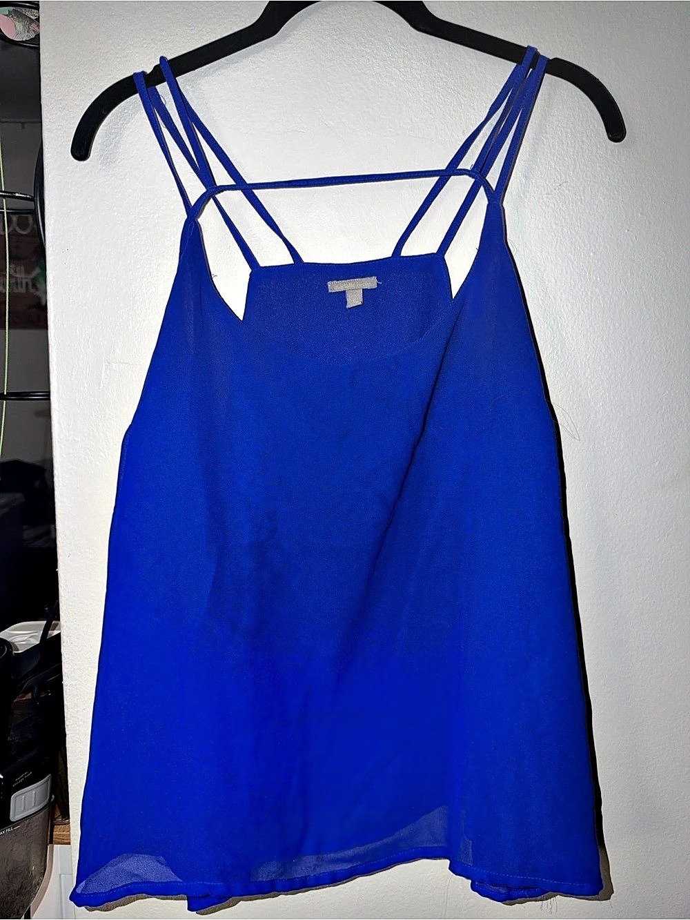 Charlotte Russe Strappy Blue Cami